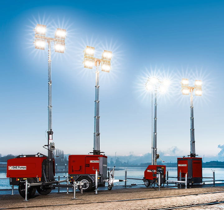 DAE Pumps SITE Mobile Light Towers - LED Group