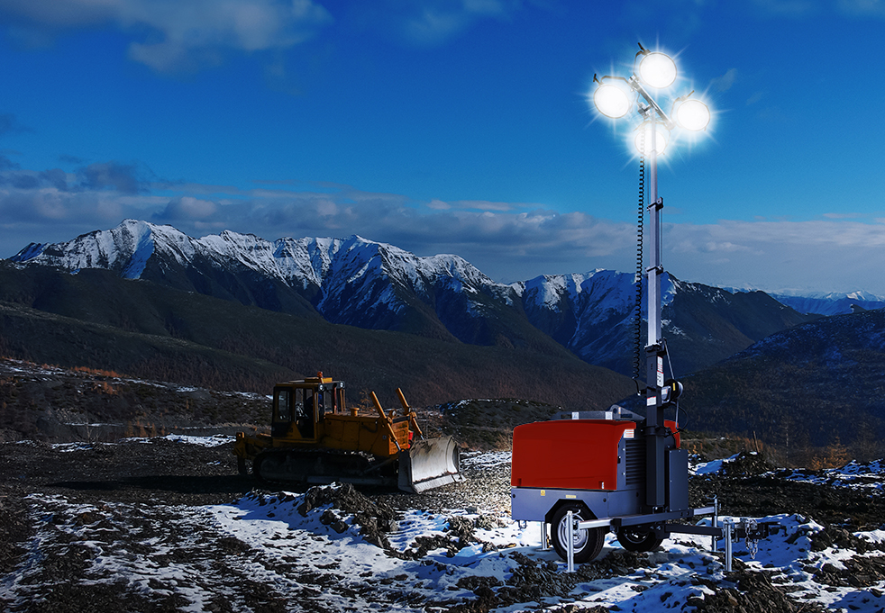 DAE Pumps Site M4 Mobile Light Tower