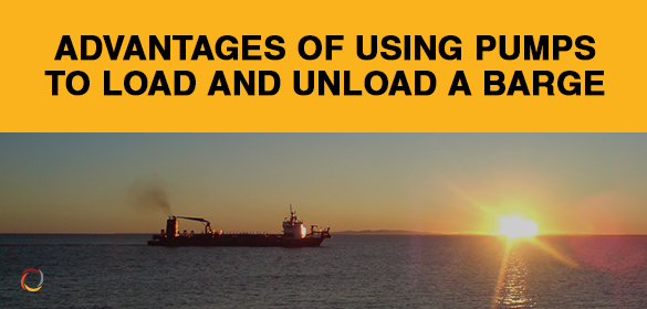 Advantages of Using Pumps to Load and Unload A Barge